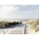 Möbelix Leinwandbild Meerblick Lii Strandmotiv Natur 116x84 Cm