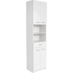 Möbelix Hochschrank Fiola B: 50cm, Weiß