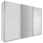 Möbelix Schwebetürenschrank Mit Spiegel 270cm Ernie, Alpinweiß Dekor
