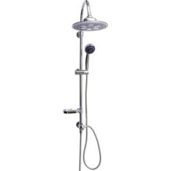 Brausegarnitur Led Shower Chrom 3-Fach Verstellbar