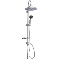 Brausegarnitur Led Shower Chrom 3-Fach Verstellbar