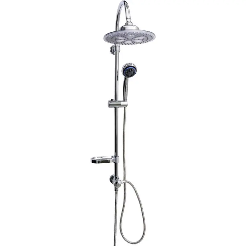 Brausegarnitur Led Shower Chrom 3-Fach Verstellbar