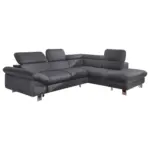 Möbelix Ecksofa mit Schlaffunktion Driver Fango Lederlook