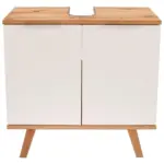 M&ouml;belix Waschbeckenunterschrank Turin 4 B: 60 Cm Wei&szlig;