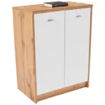 Möbelix Kommode B 74cm 4-You New, Wotan Eiche Dekor/ Weiß