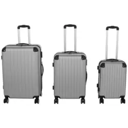 Reisekoffer Set 3-Tlg. Roma 4 Rollen Hartschale