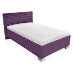 Möbelix Polsterbett Mit Matratze 120x200cm Como, Violett
