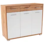 Möbelix Kommode B 144 Cm Q-big New, Wotan Eiche Dekor/weiß