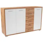 Möbelix Kommode B 190 Cm Q-big New, Wotan Eiche Dekor/weiß