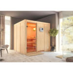 Möbelix Sauna Cannes mit externer Steuerung 196x198x196 cm