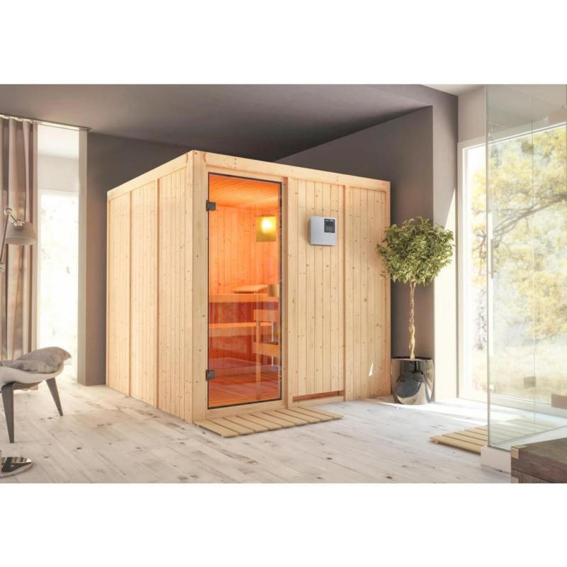 Sauna Cannes Mit Externer Steuerung 196x198x196 Cm