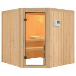 Möbelix Sauna Nizza Mit Ext. Steuerung 9-Kw-Ofen