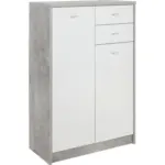 Möbelix Kommode B 74cm 4-You New, Betonoptik/Weiß