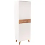 Möbelix Garderobenschrank Rivoli Weiß/eiche Dekor B: 60 Cm