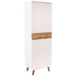 Garderobenschrank Rivoli Weiß/eiche Dekor B: 60 Cm