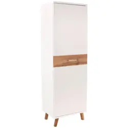 Garderobenschrank Rivoli Weiß/eiche Dekor B: 60 Cm