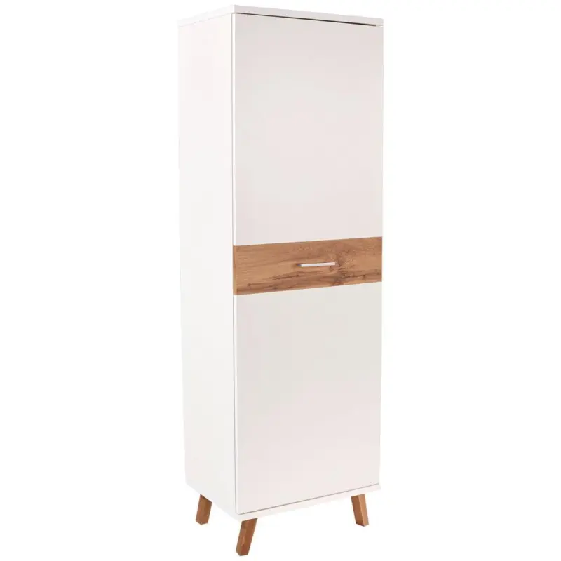 Garderobenschrank Rivoli Weiß/eiche Dekor B: 60 Cm