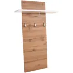Möbelix Garderobenpaneel Eichenfarben Hutablage 3 Haken B: 80 Cm