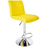 Möbelix Barhocker Höhenverstellbar Mit Lehne Party Gelb/chrom