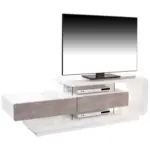 Möbelix Phonotisch Carla B: 164,5 Cm Weiß/betonoptik