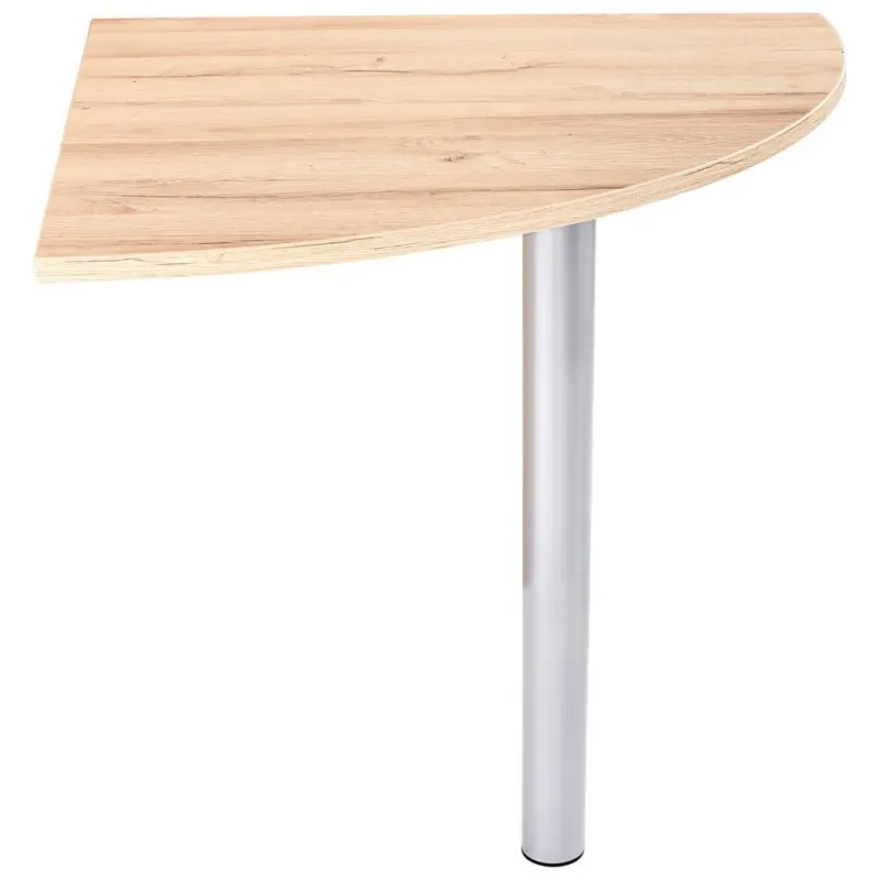 Eckverbindungsplatte Mit Standfuß Mindi, Eiche Dekor