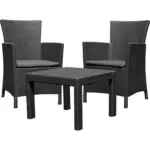 Möbelix Balkonmöbel Set Rosario Aus Polyrattan Mit Kissen