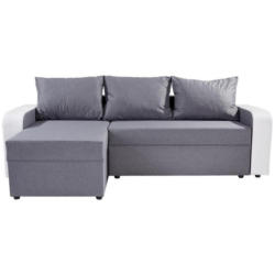 Ecksofa mit Schlaffunktion Racer, Webstoff/Lederlook