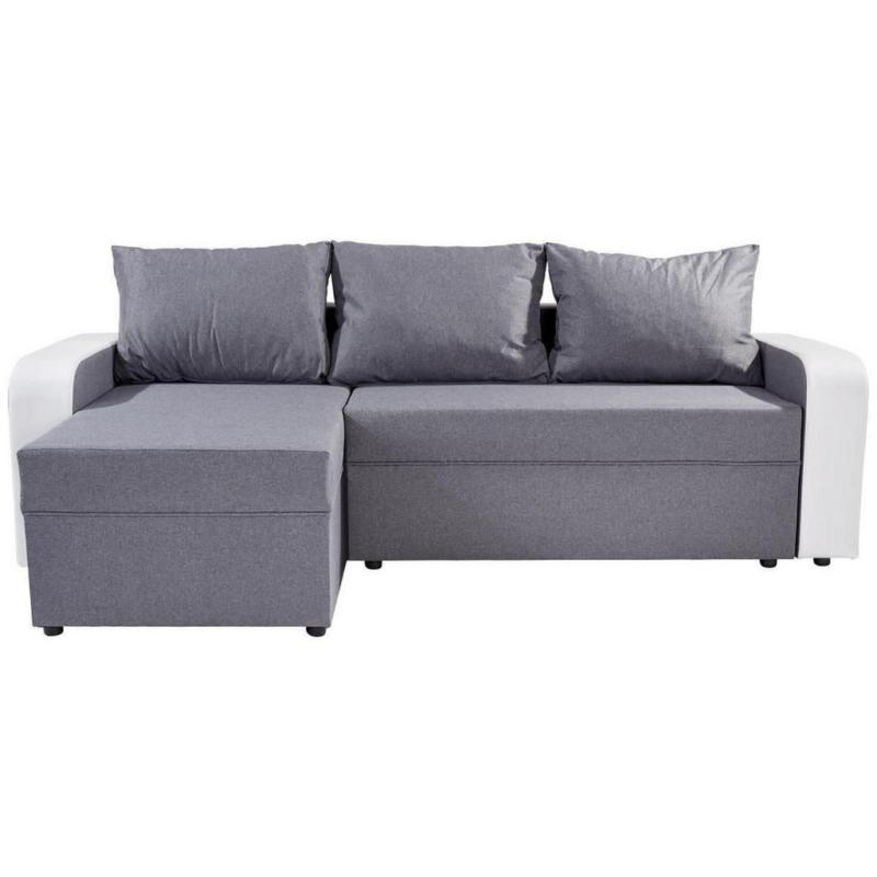 Ecksofa mit Schlaffunktion Racer, Webstoff/Lederlook