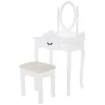 Möbelix Schminktisch Sabrina Weiß B: 70 cm mit Lade + Spiegel
