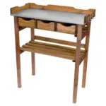 Möbelix Pflanztisch Holz Mit 3 Laden und Ablage L/B/H: 78/38/94 cm