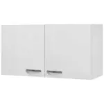 Möbelix Küchenoberschrank Alba B: 100 Cm Weiß 2 Drehtüren
