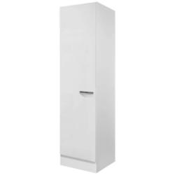 Geschirrschrank Alba B: 50 Cm Weiß 1 Drehtür 3 Böden