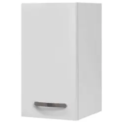 Küchenoberschrank Alba B: 30 Cm Weiß 1 Drehtür