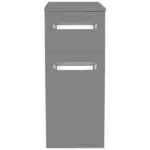Möbelix Unterschrank Mit Soft-close Santo B: 30cm, Anthrazit