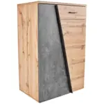 Möbelix Kommode B 80cm Venedig, Wotan Eiche Dekor/beton Optik