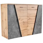 Möbelix Kommode B 160cm Venedig, Wotan Eiche/beton Optik
