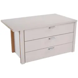 Schubkasteneinsatz Sonate B: 97 cm Grau 3 Laden