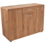 Möbelix Kommode Mit Türdämpfer B 132cm Fontana, Kraft Eiche Dekor