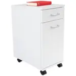 Möbelix Rollcontainer Weiß Rimini 33x59,5x38 cm
