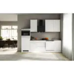 M&ouml;belix K&uuml;chenzeile Lucca mit Ger&auml;ten 280 cm Wei&szlig;