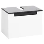 Möbelix Waschbeckenunterschrank Siena B: 60 Cm Weiß/anthrazit