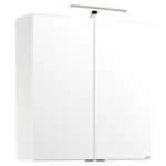 M&ouml;belix Spiegelschrank Siena Mit Led 2-T&uuml;rig Bxhxt: 60x65x20 Cm Wei&szlig;