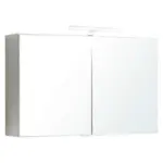 Möbelix Spiegelschrank Siena Mit Led 2-Türig B/h/t: 80x65x20cm Weiß