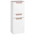 Möbelix Midischrank Mit Türdämpfer Siena 40cm Weiß/eiche Dekor