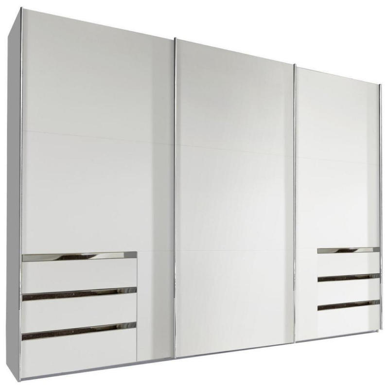 Schwebetürenschrank Mit Laden 300cm Level 36a, Weiß