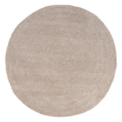 Webteppich Beige Blanca Rund Ø 150 cm