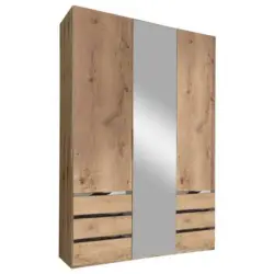 Drehtürenschrank Mit Spiegel 150cm Level 36a, Eichen Dekor