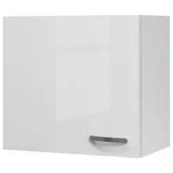 Küchenoberschrank Alba B: 60 Cm Weiß 1 Drehtür