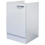 Möbelix Spülenschrank Alba B: 50 Cm Weiß Ohne Arbeitsplatte