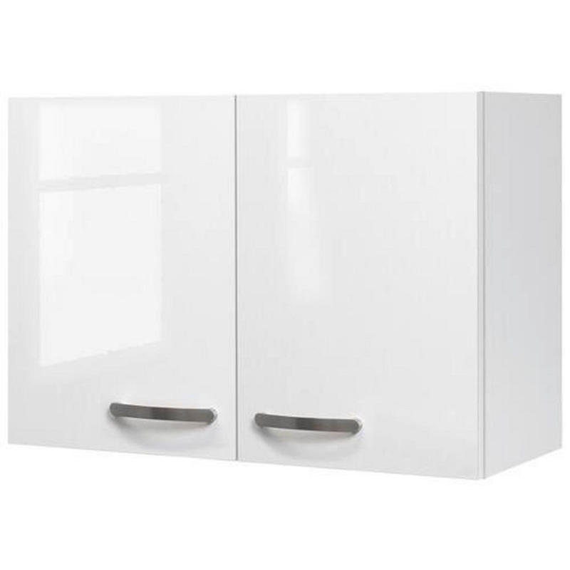 Küchenoberschrank Alba B: 80 Cm Weiß 1 Drehtür